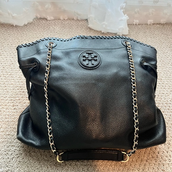 Slouchy Tory Burch Hobo Tote - Picture 2 of 9